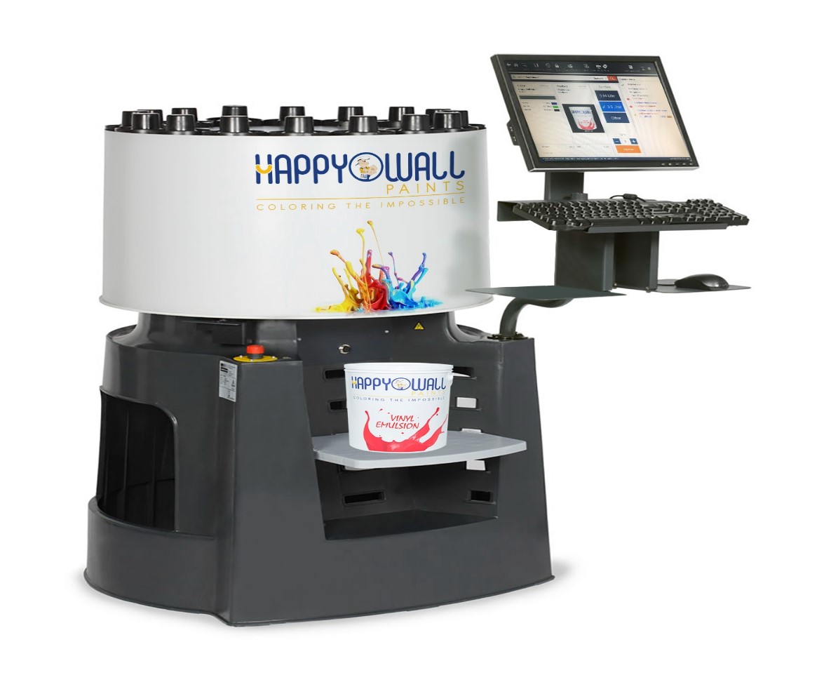 Introducing the Power of Possibilities - Explore Limitless Colors with Happy Wall Tinting Machine